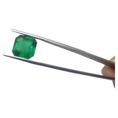 Natural loose High quality zambian emerald cusion 9.75 carats
