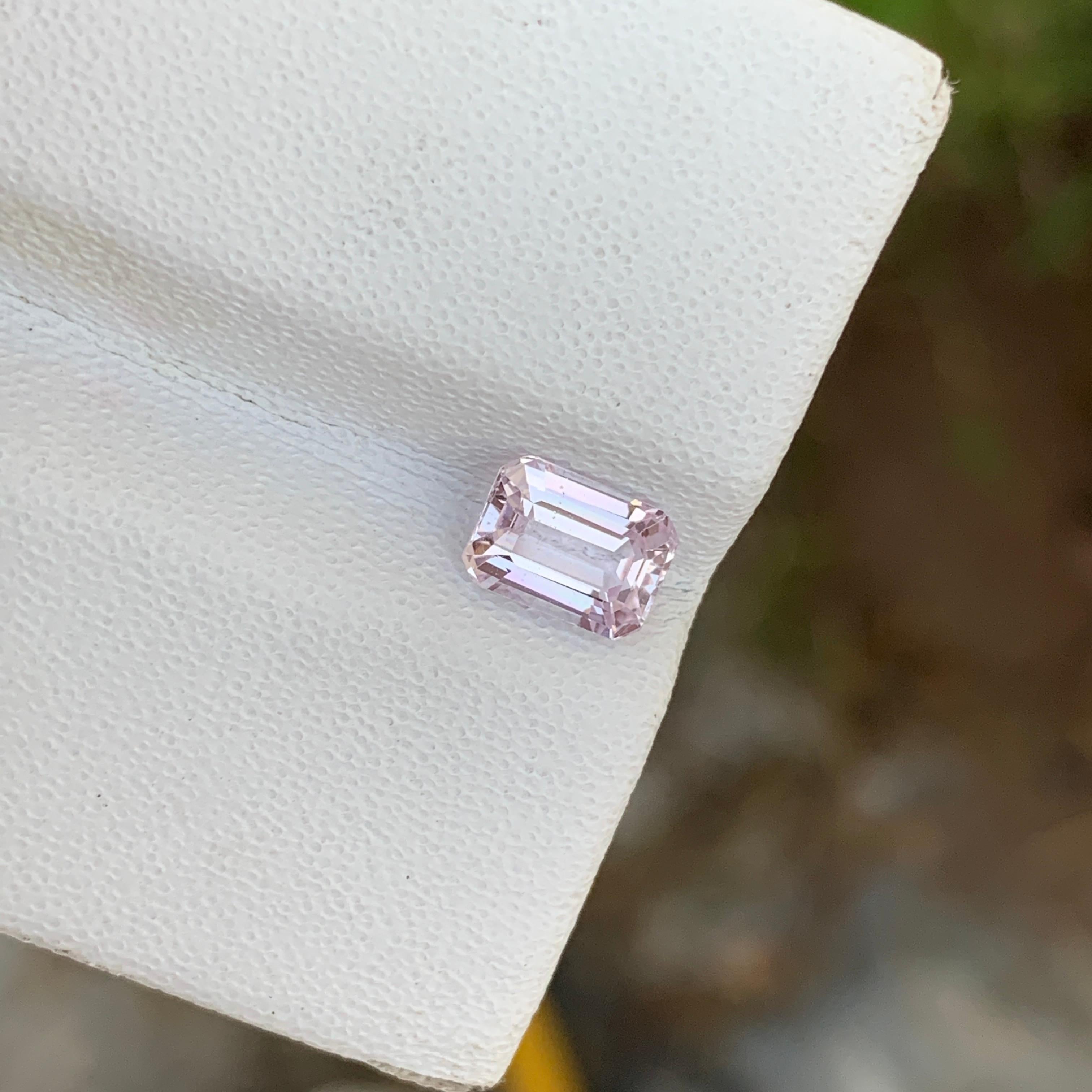 Loose Pink Sapphire 
Weight: 1.45 Carats 
Dimension: 7.1x5.1x3.5 Mm
Origin; Srilanka 
Treatment; Non
Color: Pale Pink
Certificate: Available 
A pale pink sapphire, also known as a pink sapphire or pink corundum, is a captivating and highly