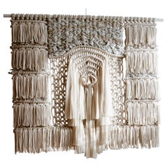 Natural Macrame and Handwoven Fiber Art Handmade in Spain by Belen Senra