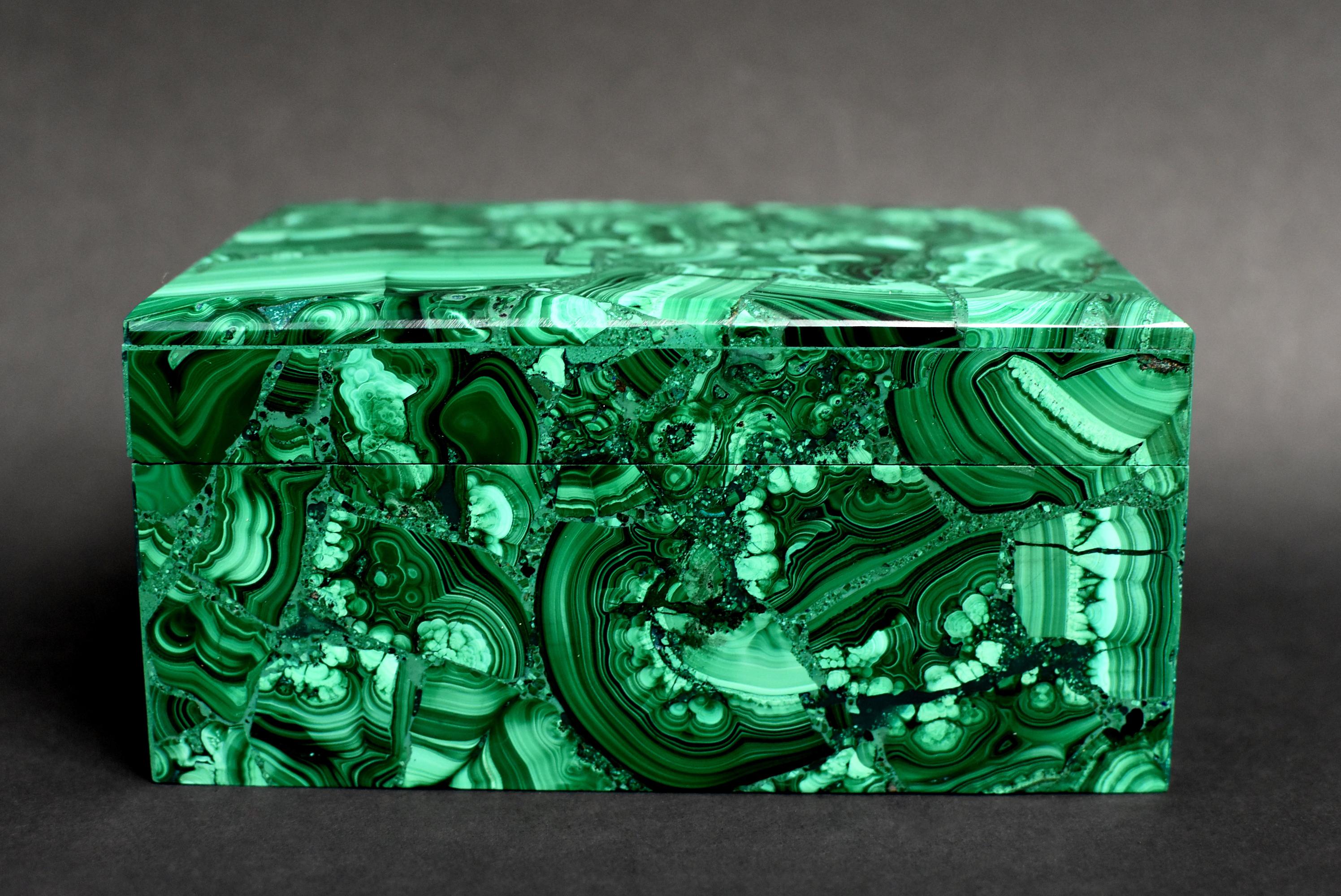 malachite jewelry box