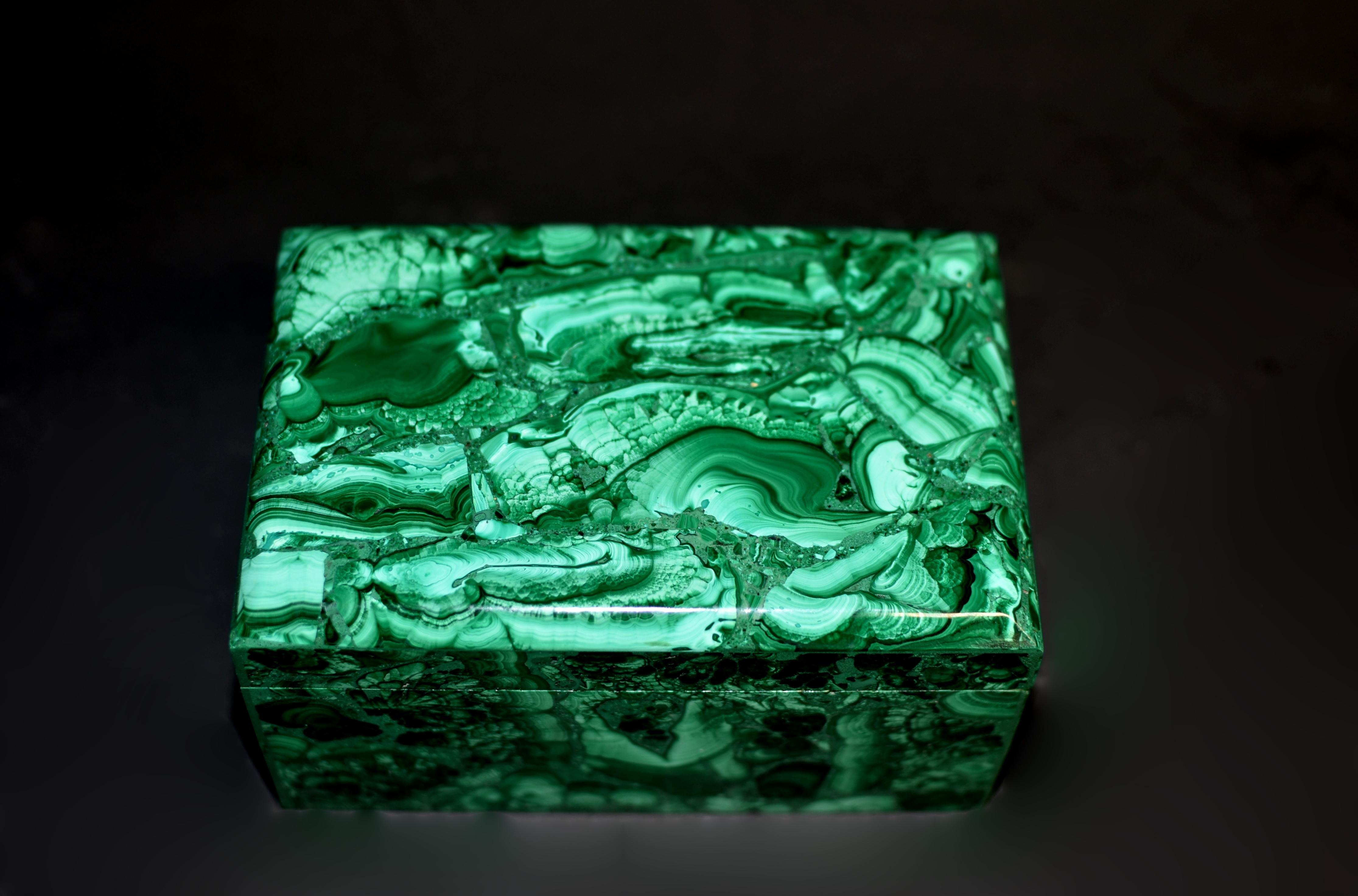 Malachite Box Large 6