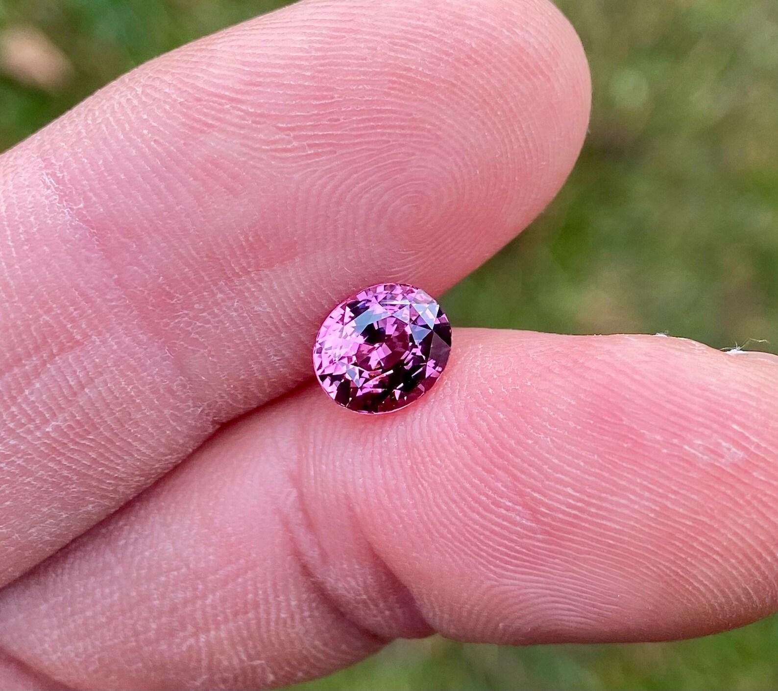 Femenino o masculino Granate de Malaya Natural Gema Suelta 2,07 qt, Certificado GFCO, Origen Tanzania en venta