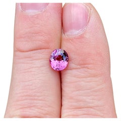 Granato di Malaya naturale sfuso 2,07 carati, certificato GFCO, origine Tanzania