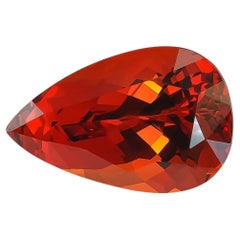 Natürlicher Mandarin-Spessartit-Granat Edelstein 26,61 Karat mit Guild Report