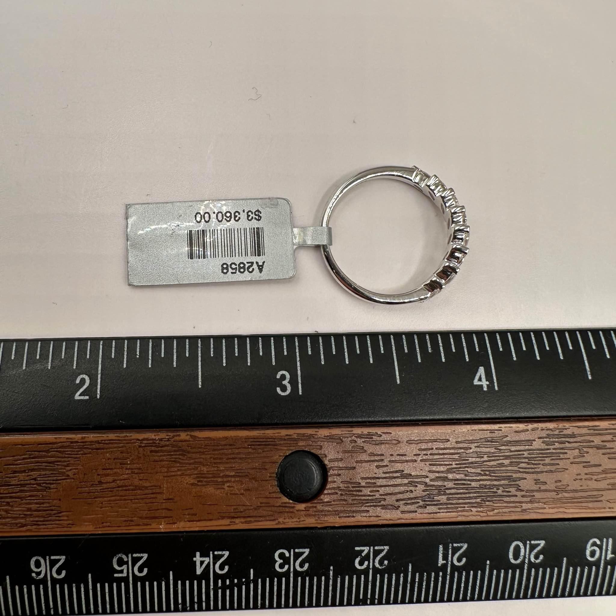 Natural Marquise Diamond Ring in 14kt White Gold - 0.50ctw GH VS/SI, Size 5 In New Condition For Sale In West Hempstead, NY