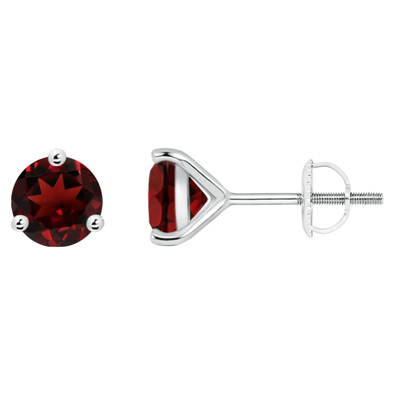 Orecchini con perno di granato naturale Martini-Set 2ct in Nature