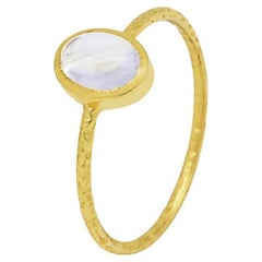 Natural Moonstone Ring 14K gold