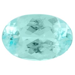 Natürlicher Mosambik Grüner blauer Paraiba-Turmalinstein 1,54 Karat / GIA-Bericht