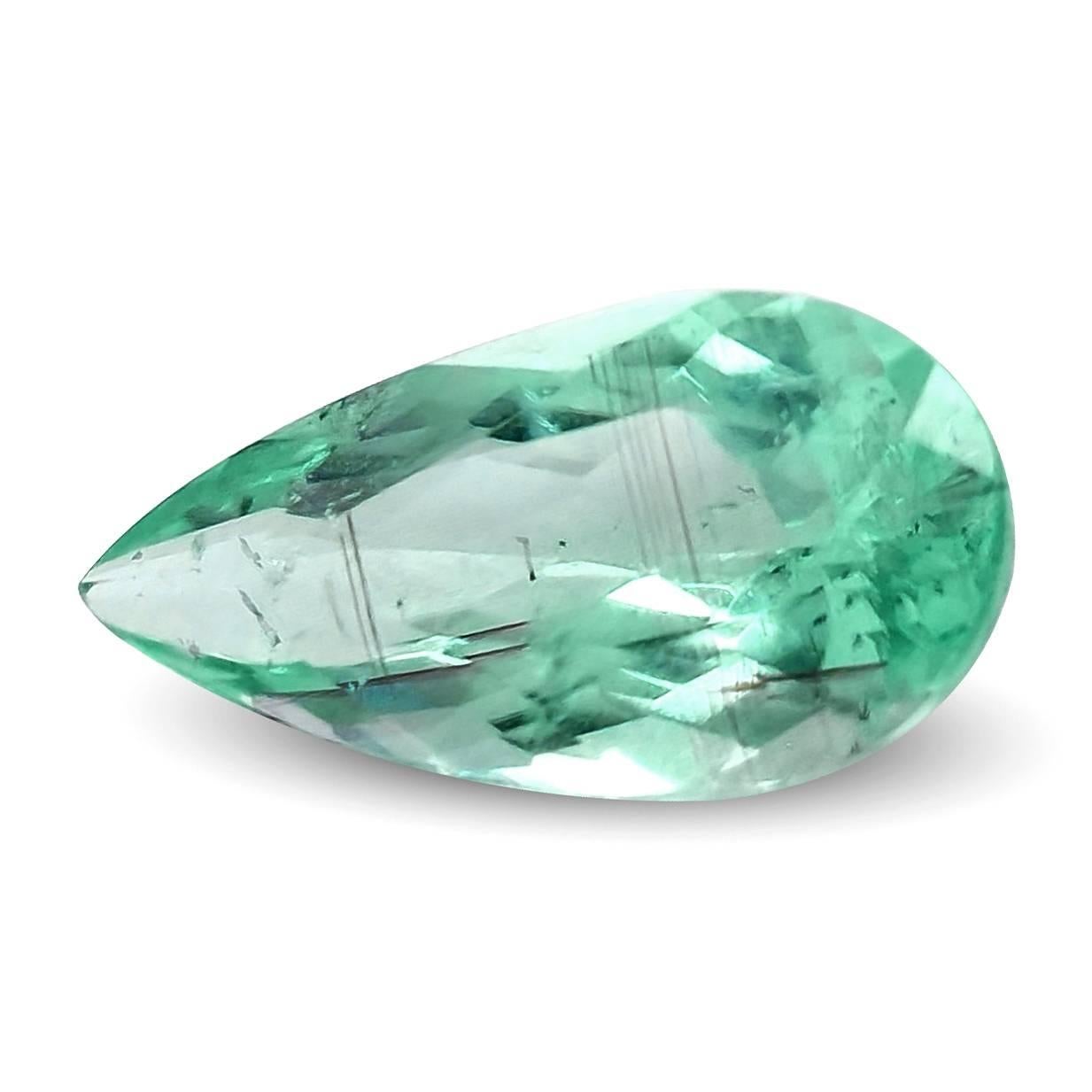 Tourmaline paraiba naturelle du Mozambique de 0.99 carat avec rapport GIA Neuf - En vente à Los Angeles, CA