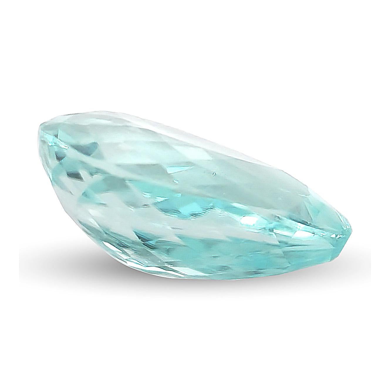 Tourmaline paraiba naturelle du Mozambique de 1.19 carat avec rapport GIA Unisexe en vente