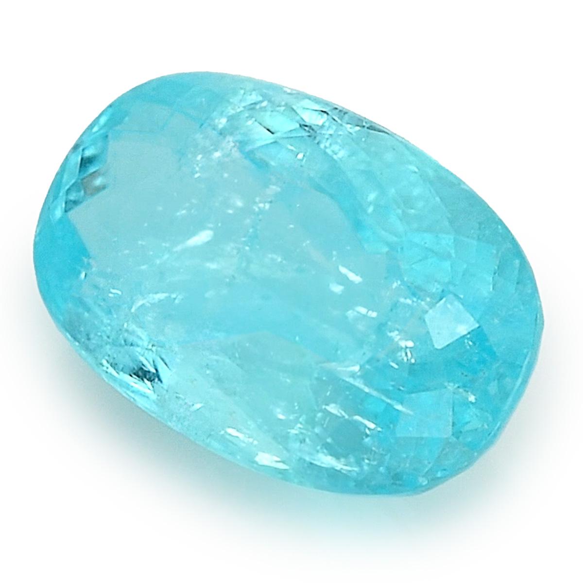 Natürlicher Mosambik Paraiba Turmalin Edelstein 3.47 Karat mit GIA Bericht im Zustand „Neu“ im Angebot in Los Angeles, CA