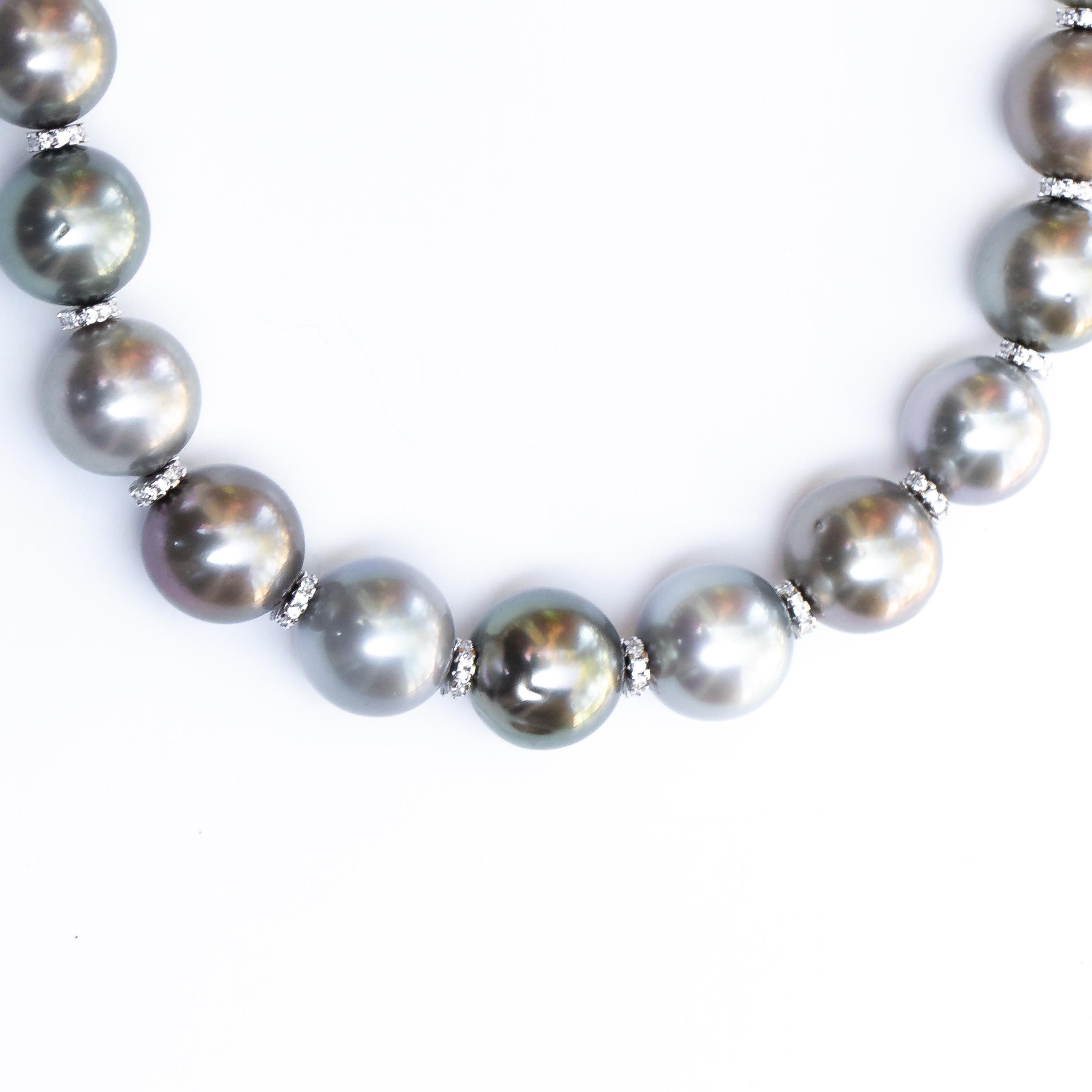 large tahitian pearl necklace