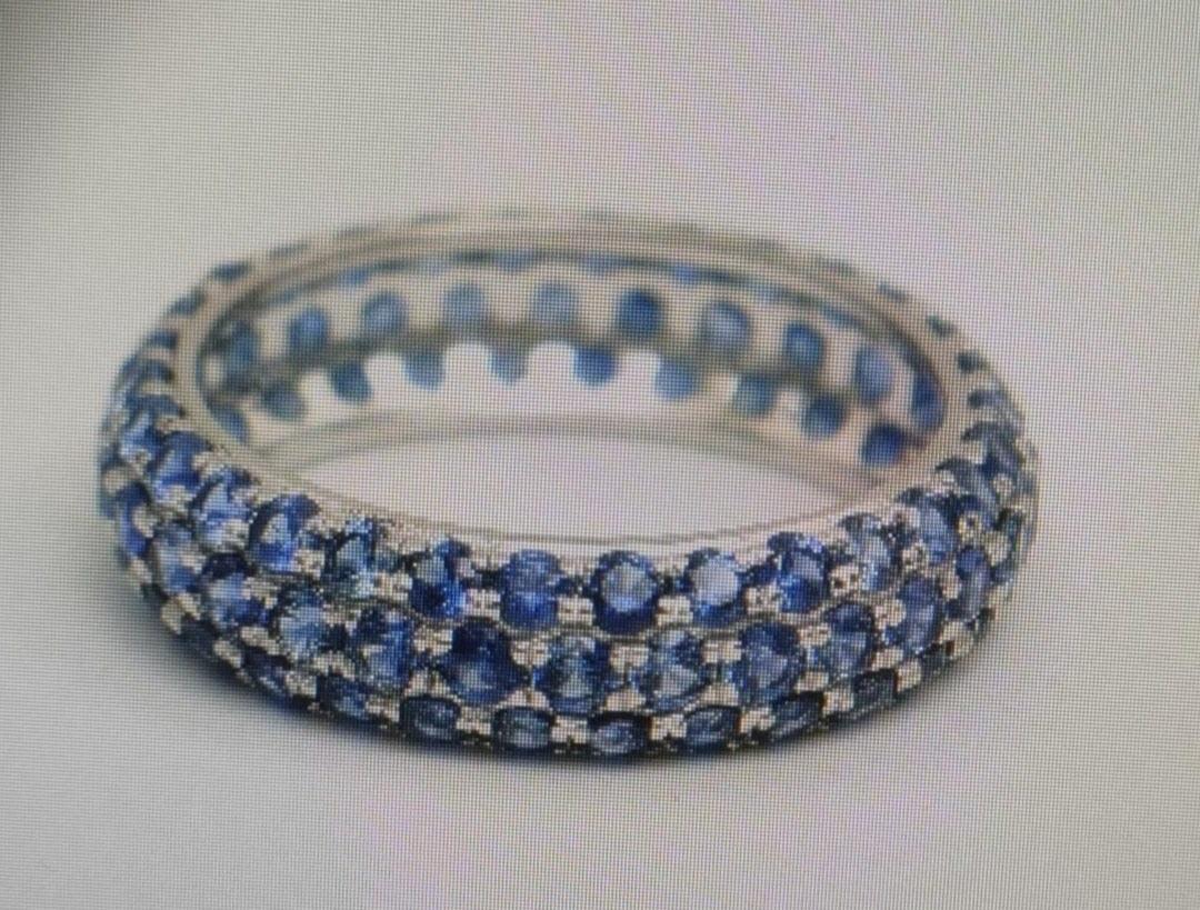 Natural Multi Color Emerald, Ruby & Blue Sapphire… - image 5