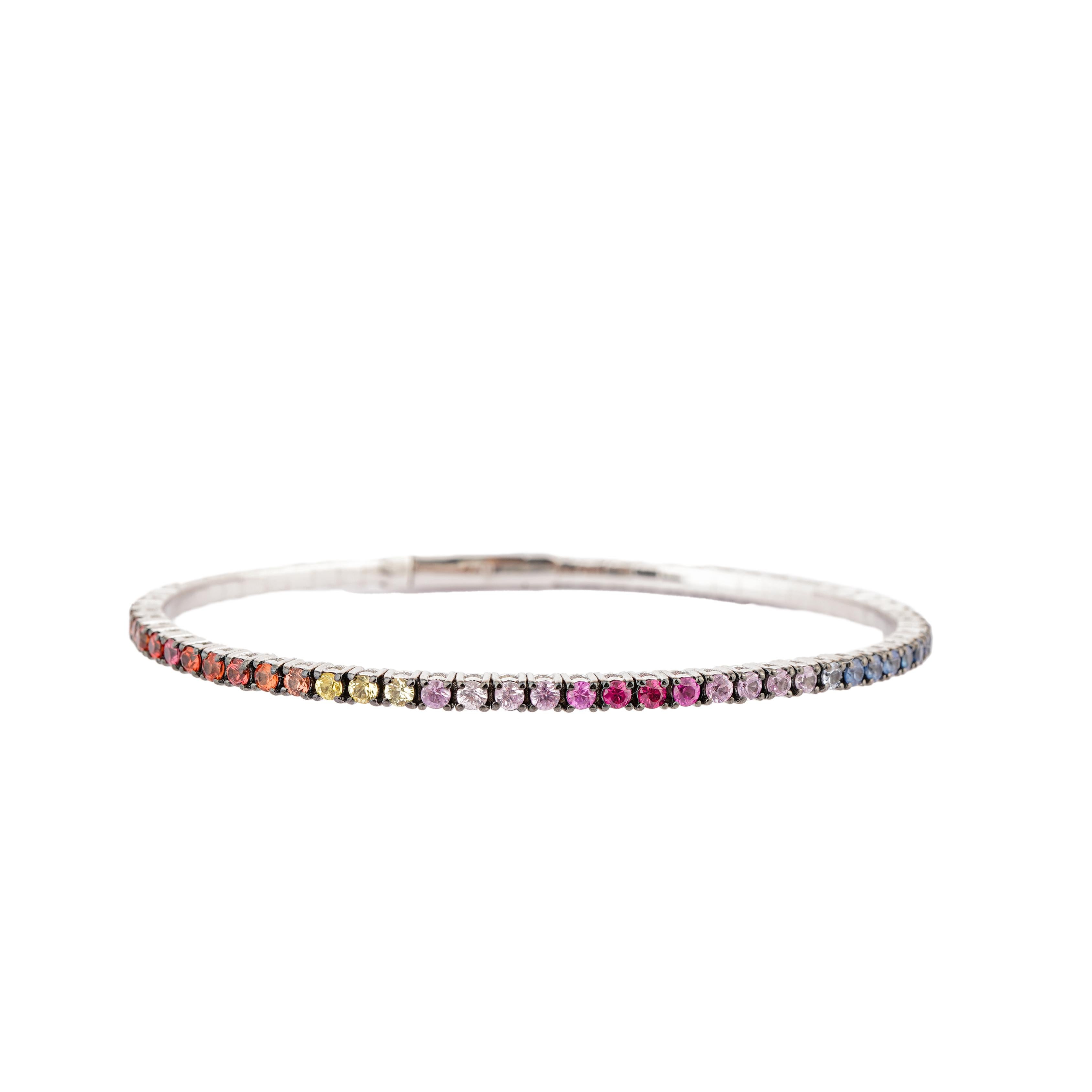 Pulsera Zafiro Múltiple Natural 1,87cts en Oro de 18k en Nuevo estado para la venta en jaipur, IN