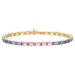 Bracciale Multi zaffiro Nature in oro 18 carati