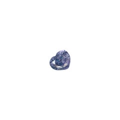 Pietra sciolta di cuore grigio-violaceo naturale di Myanamr - 1,99 carati