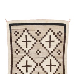 Coperta di lana con cristalli naturali di Navajo