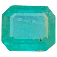 Smeraldo verde neon bluastro naturale da 6 carati per anello dalla Nigeria