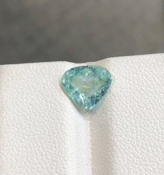 Natural Neon Greenish Blue Paraiba Tourmaline Pear Cut 1.65 Carat Loose Gemstone