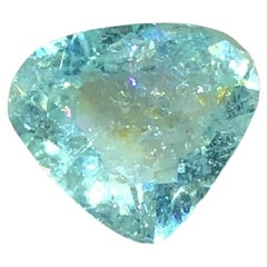 Natural Neon Greenish Blue Paraiba Tourmaline Pear Cut 1.65 Carat Loose Gemstone