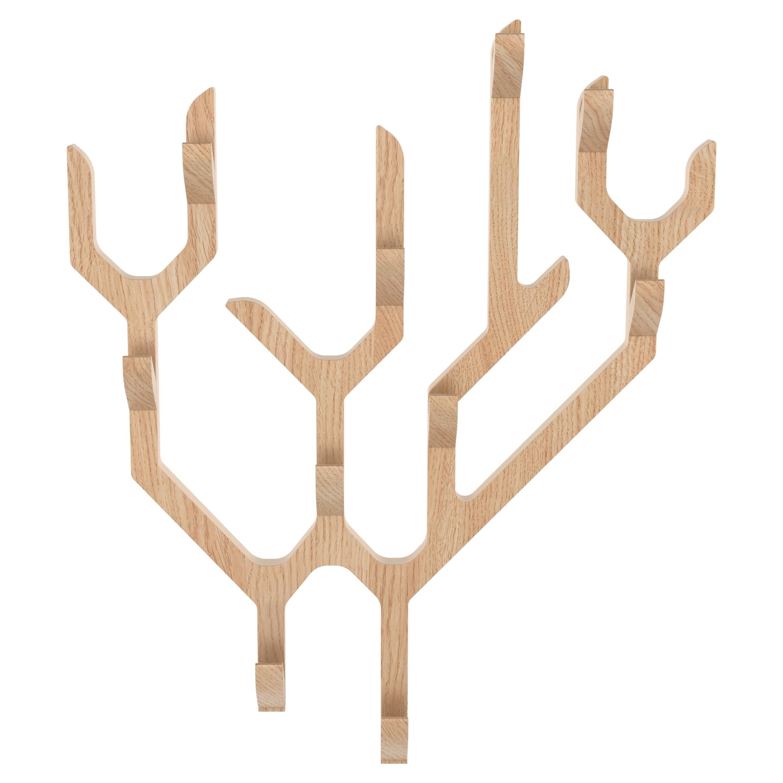 Natural Oak Ambroise Wall Coat Rack by HARTO