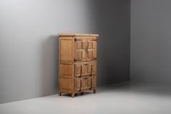 Natural Oak Cabinet, France, 1940s