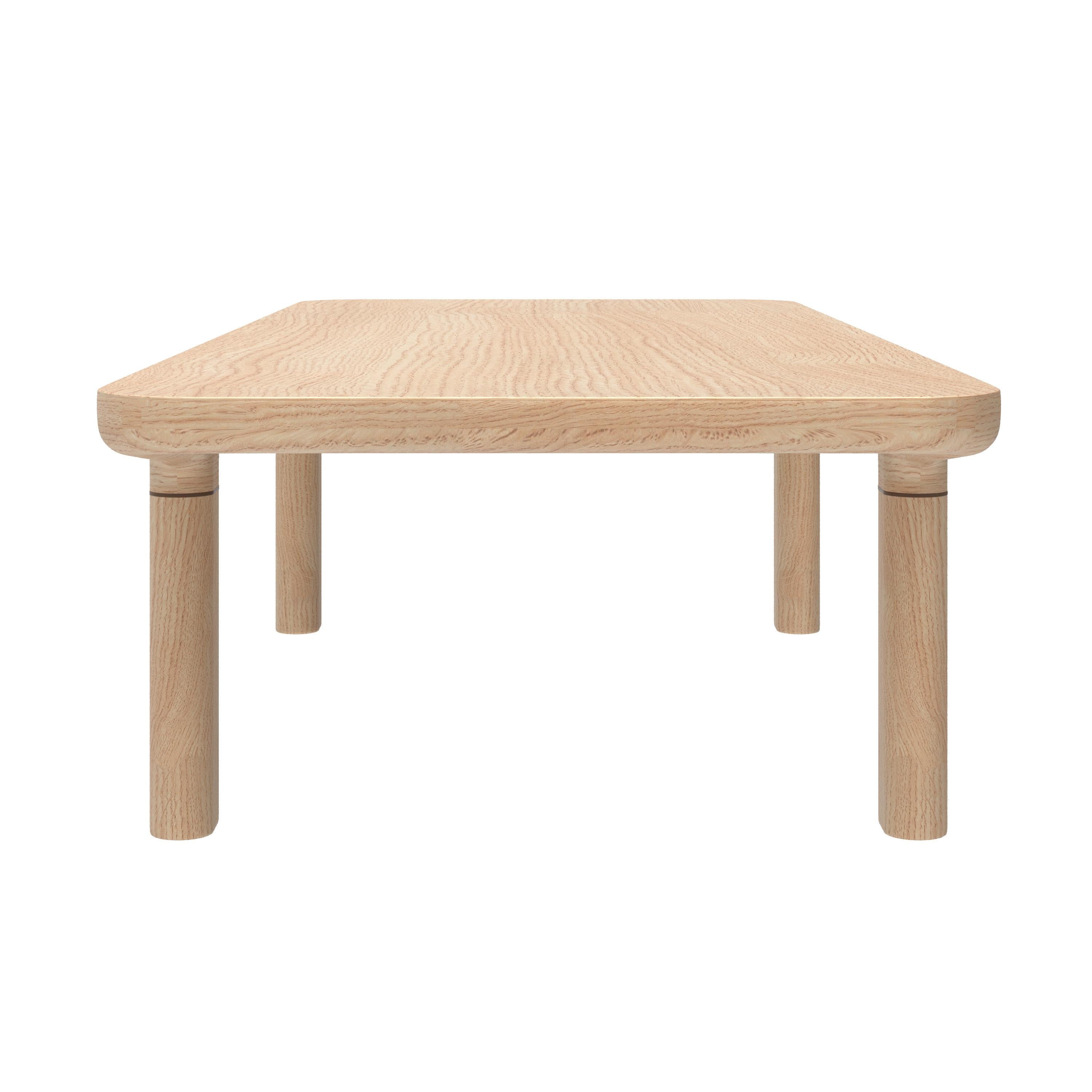 Portugais Table basse Camille en chêne naturel L29 par HARTO en vente