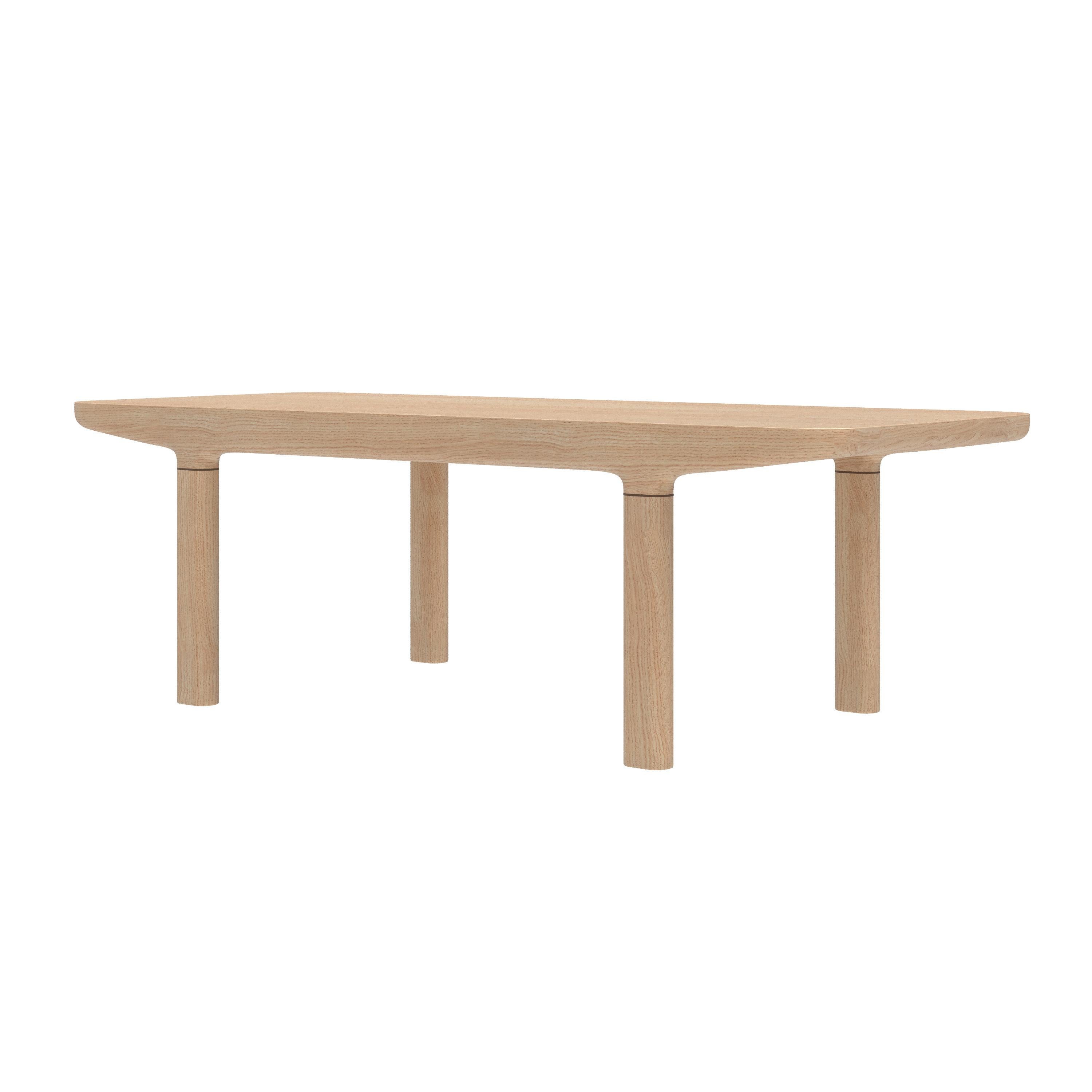 Postmoderne Table basse Camille en chêne naturel L38 par HARTO en vente