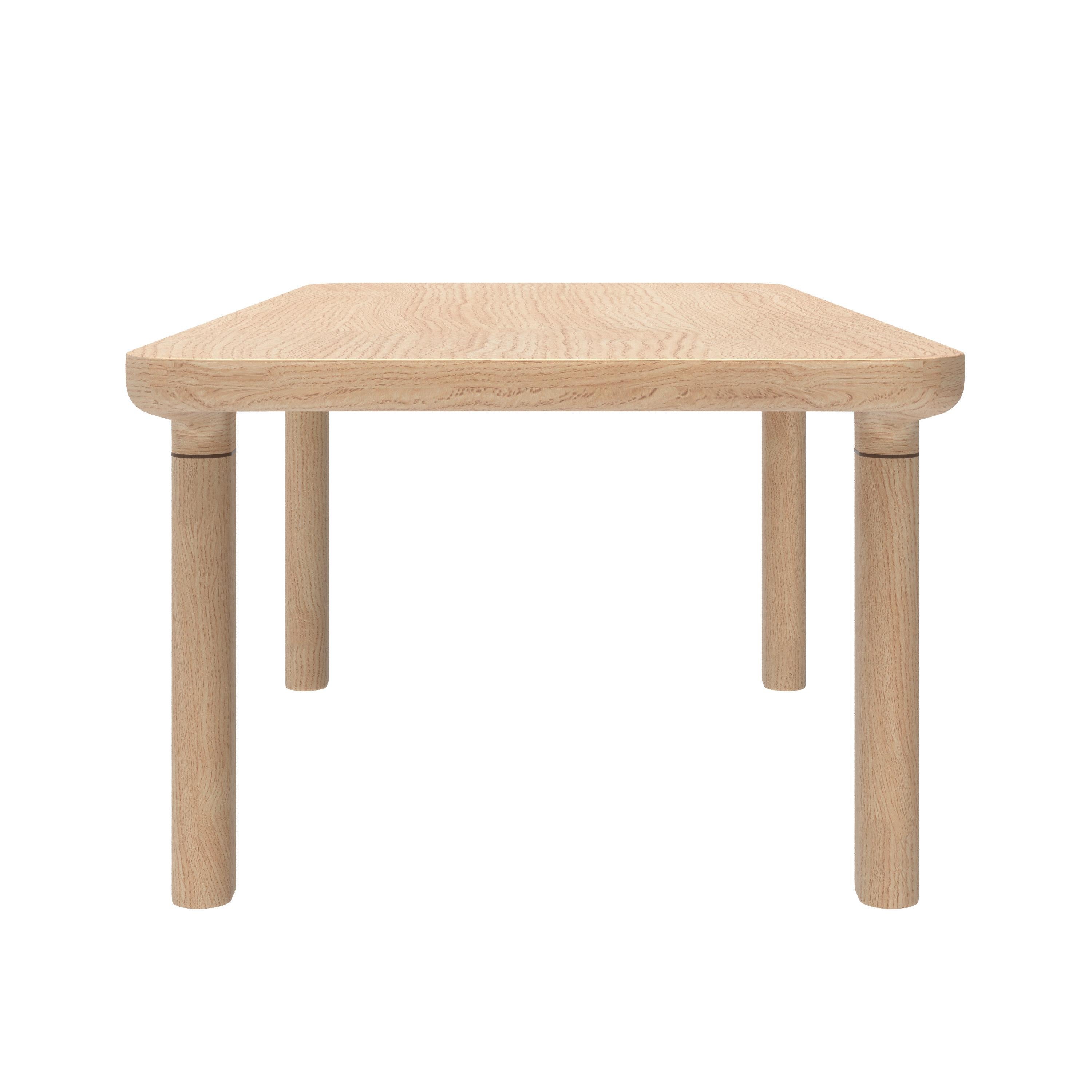 Portugais Table basse Camille en chêne naturel L38 par HARTO en vente