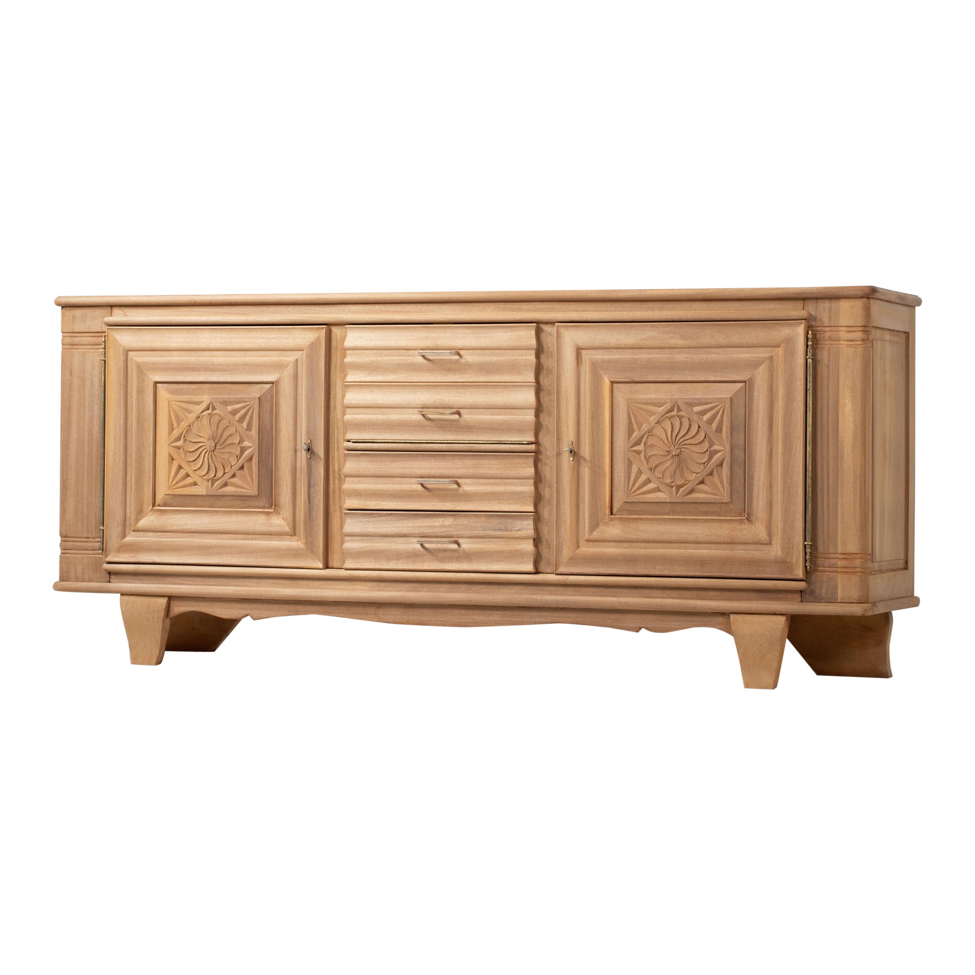 Credenza in Oak naturale, Francia, anni '40