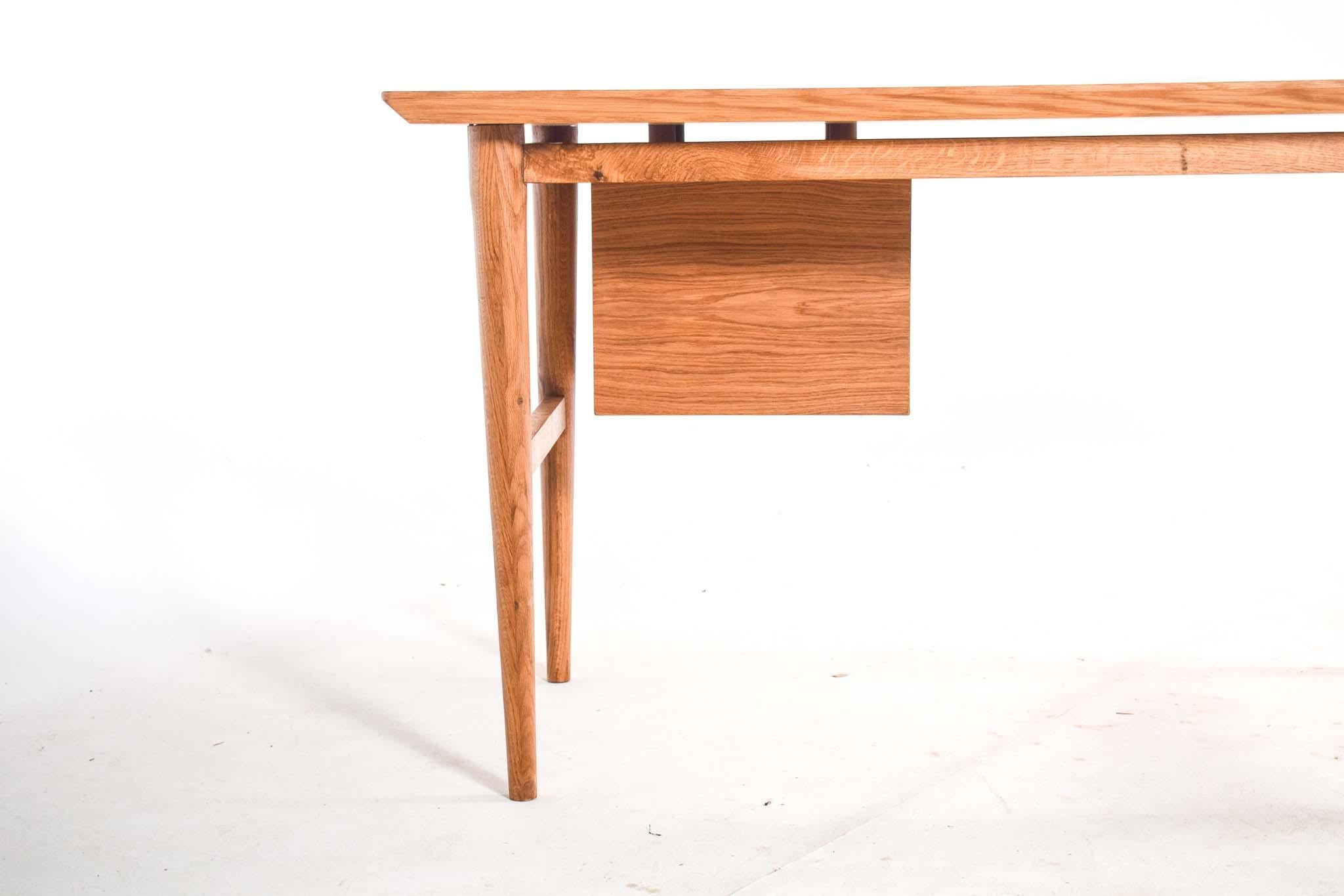 Escritorio de roble natural con tres cajones Modelo S1 de Dust Wood en venta 10