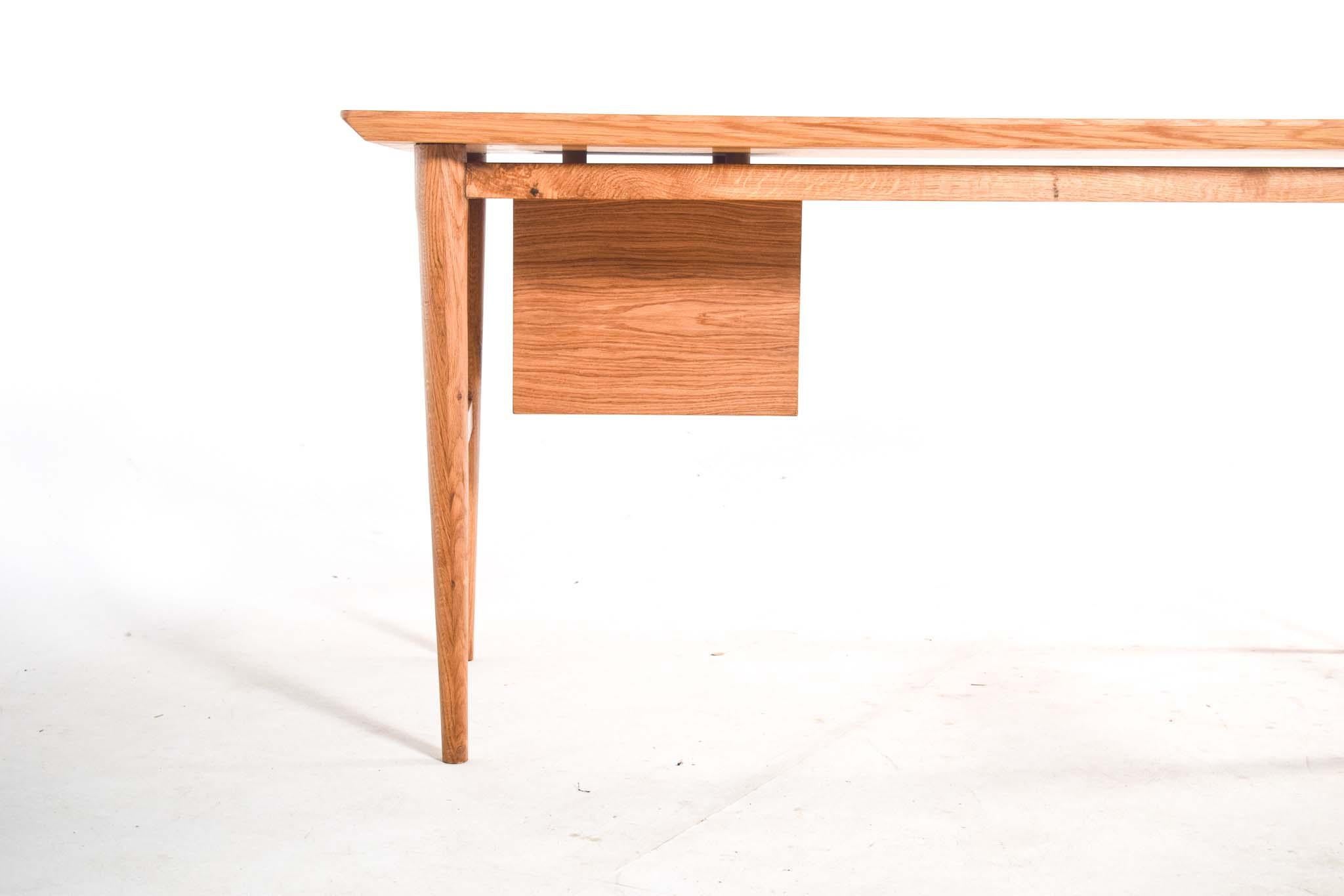 Escritorio de roble natural con tres cajones Modelo S1 de Dust Wood en venta 11