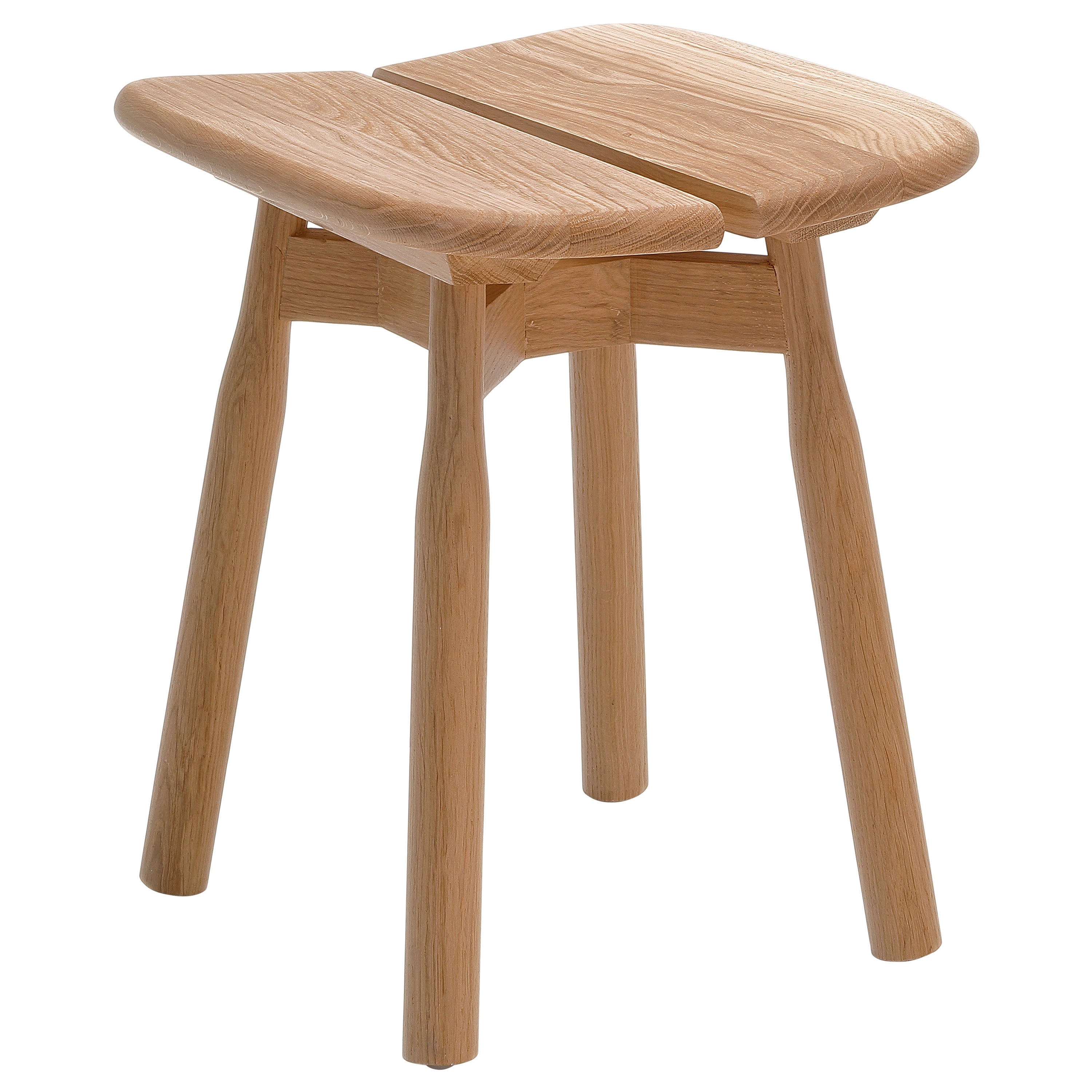 Natural Oak DOM Stool by Marcos Zanuso Jr For Sale