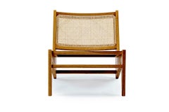 Natural Oak Frame Caned Seat/Back Kangaroo Chair, Cassina