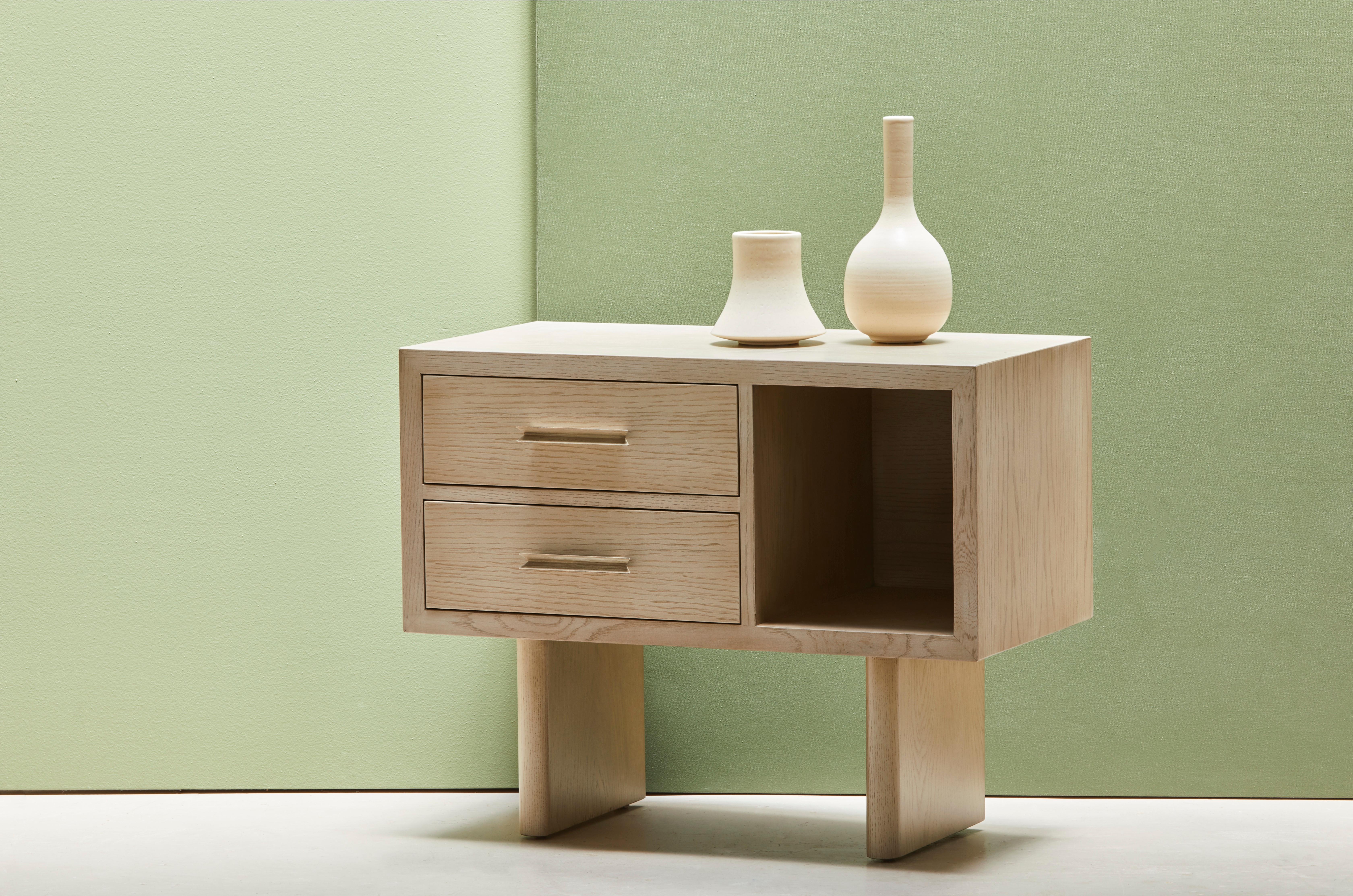 Natural Oak Inverness Nightstands by Lawson-Fenning 1