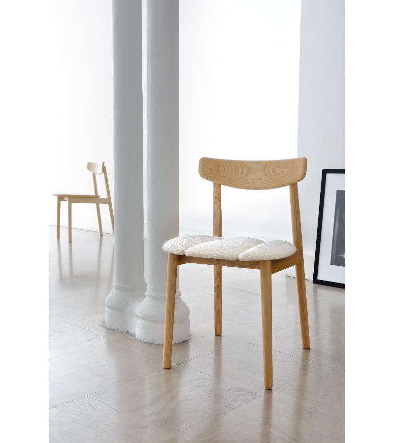 Fabric Natural Oak Klee Chair 2 by Sebastian Herkner For Sale