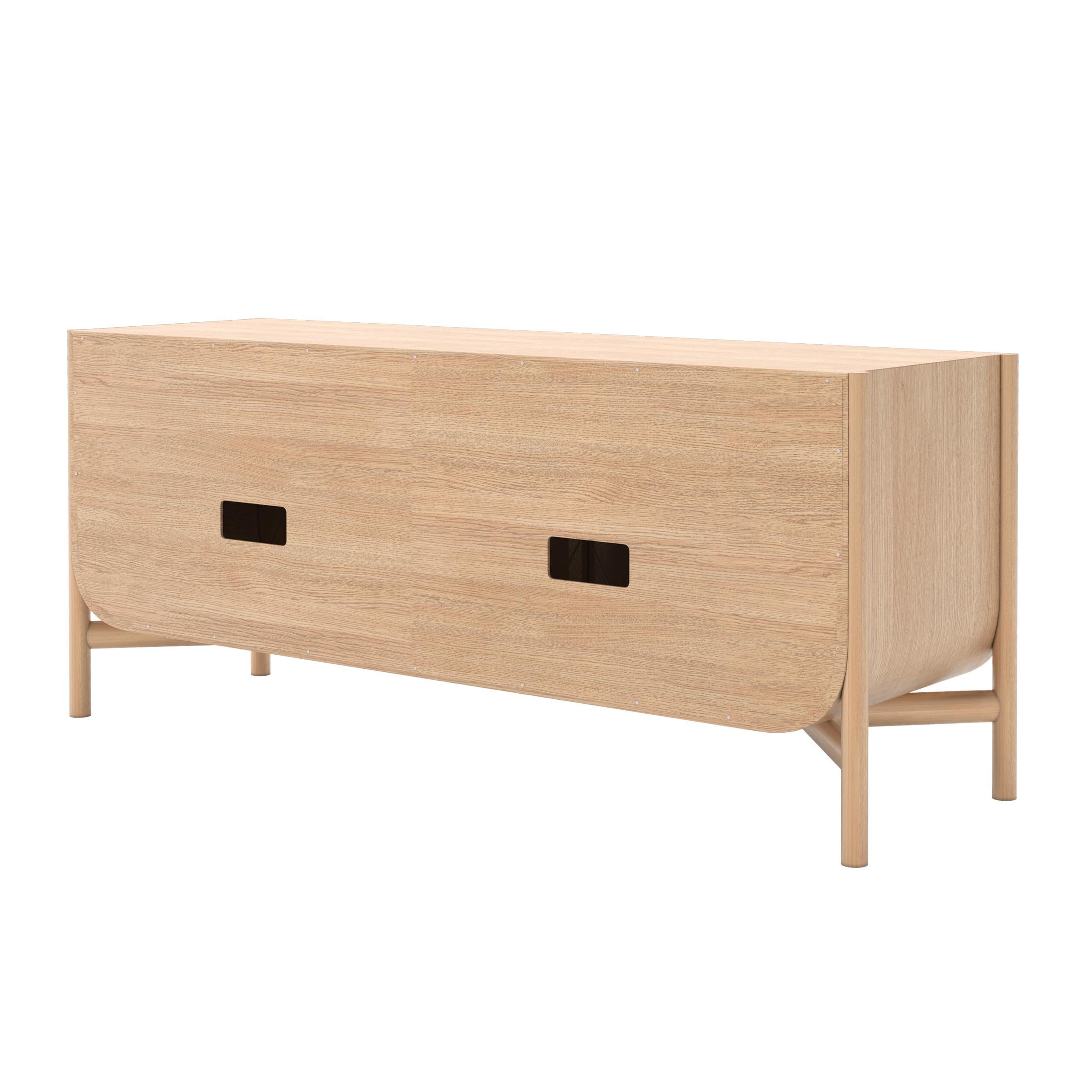 Portuguese Natural Oak Marius Sideboard by HARTO For Sale