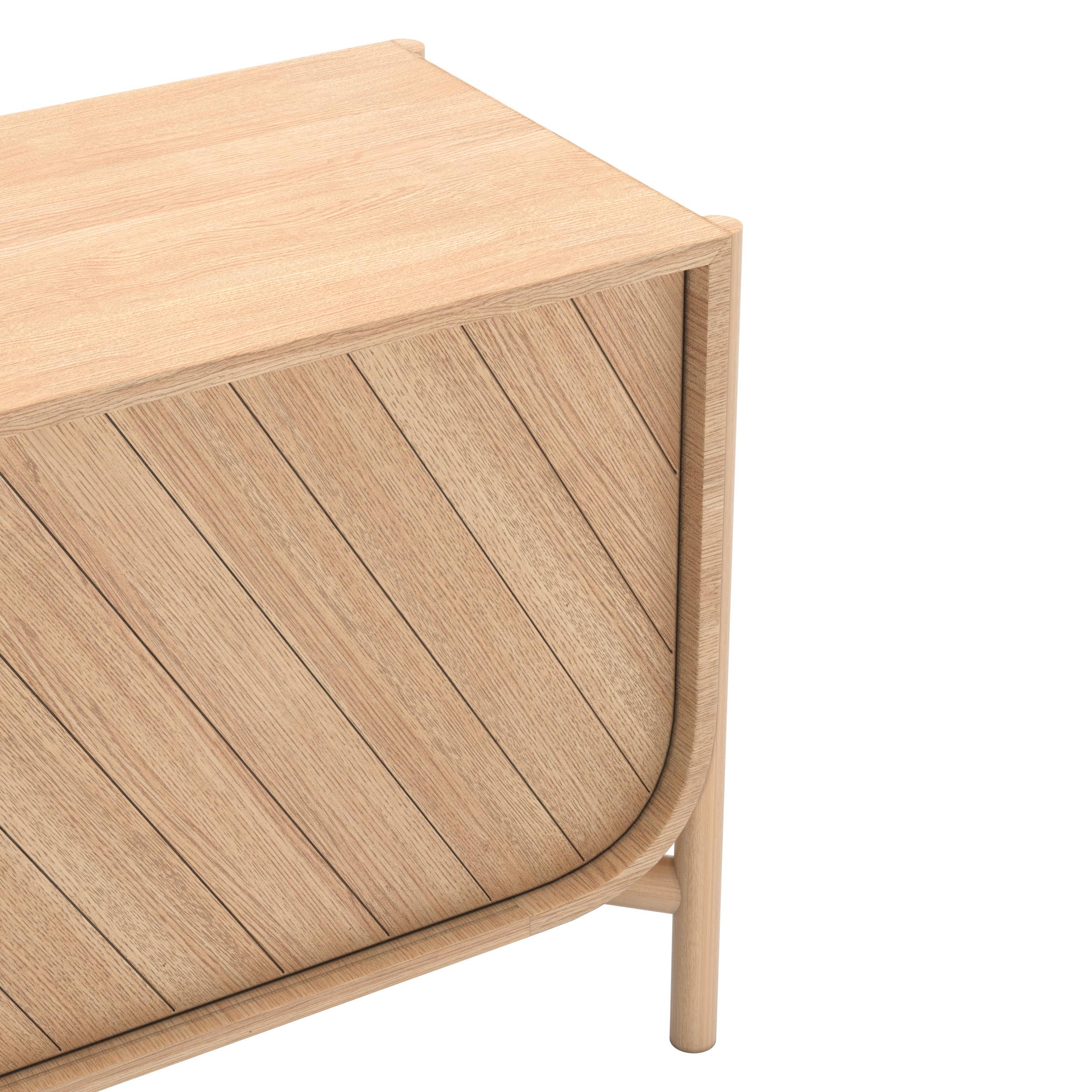 Natural Oak Marius Sideboard by HARTO In New Condition For Sale In Geneve, CH