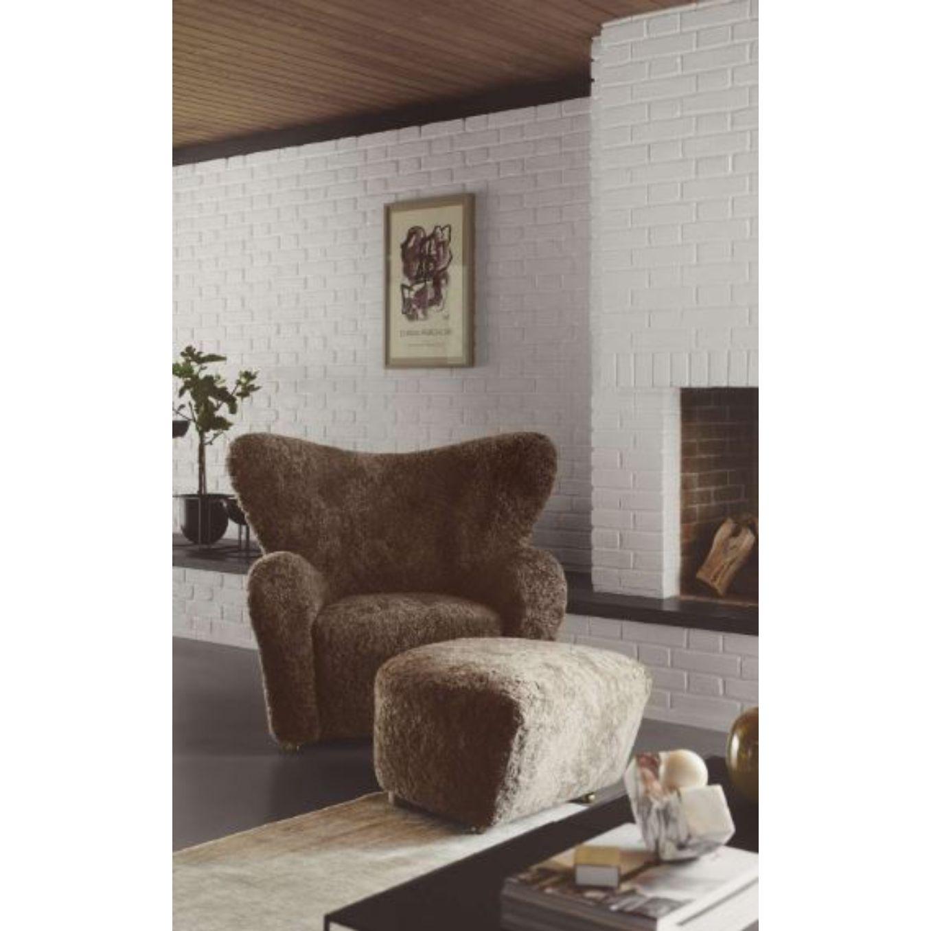Other Natural Oak Nevada Black 0500s My Own Chair Footsool by Lassen For Sale