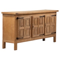 Natural Oak Sideboard, France, 1940s
