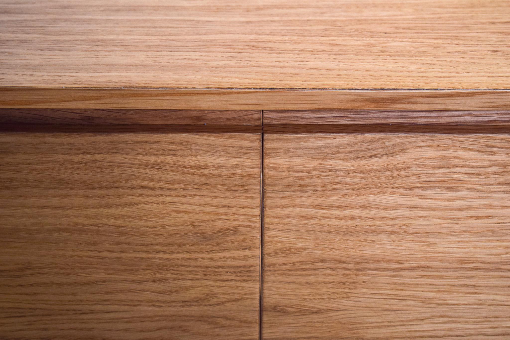 Natural Oak Sliding Door Sideboard Model A2 By Dust Wood For Sale 12