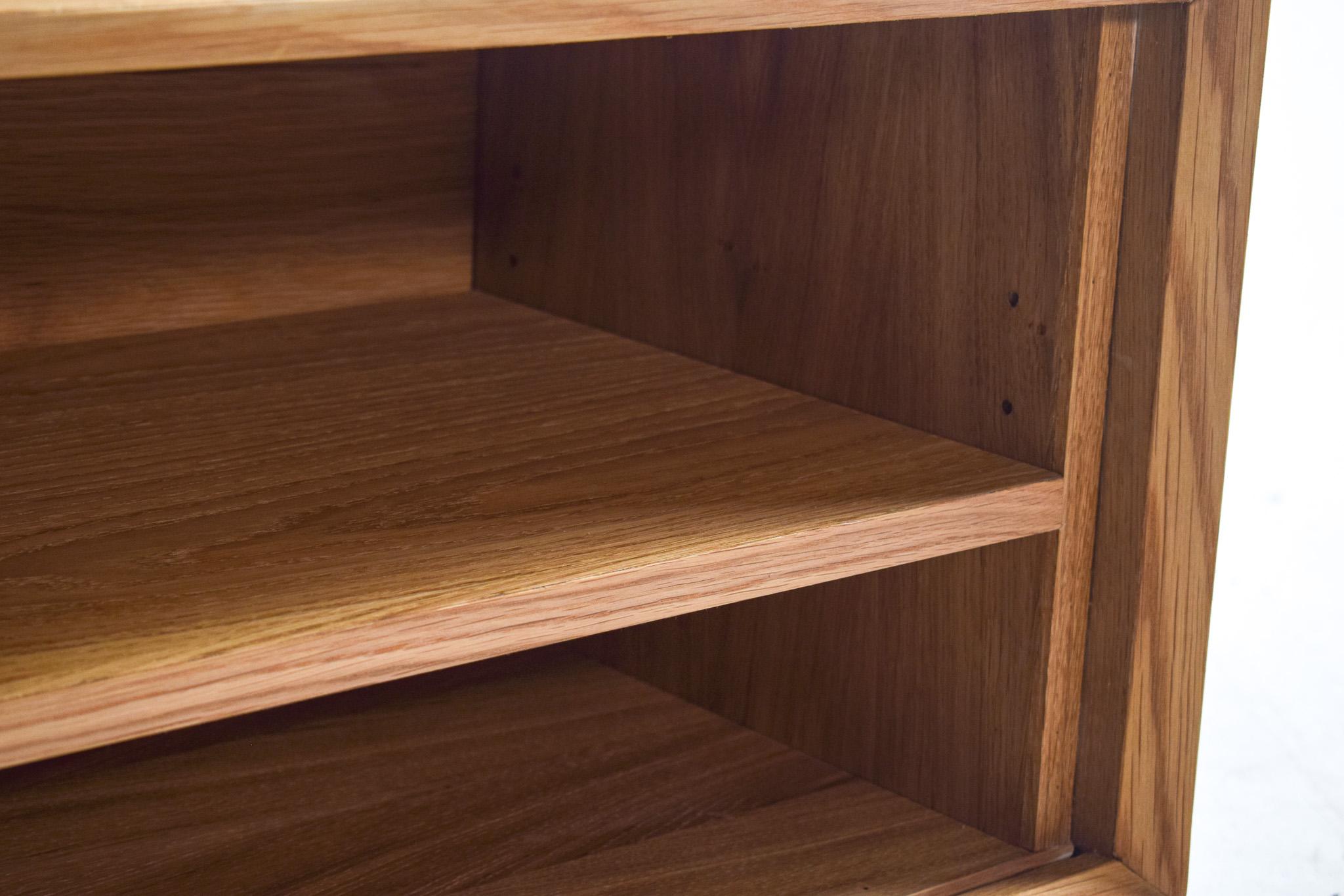 Natural Oak Sliding Door Sideboard Model A2 By Dust Wood For Sale 13