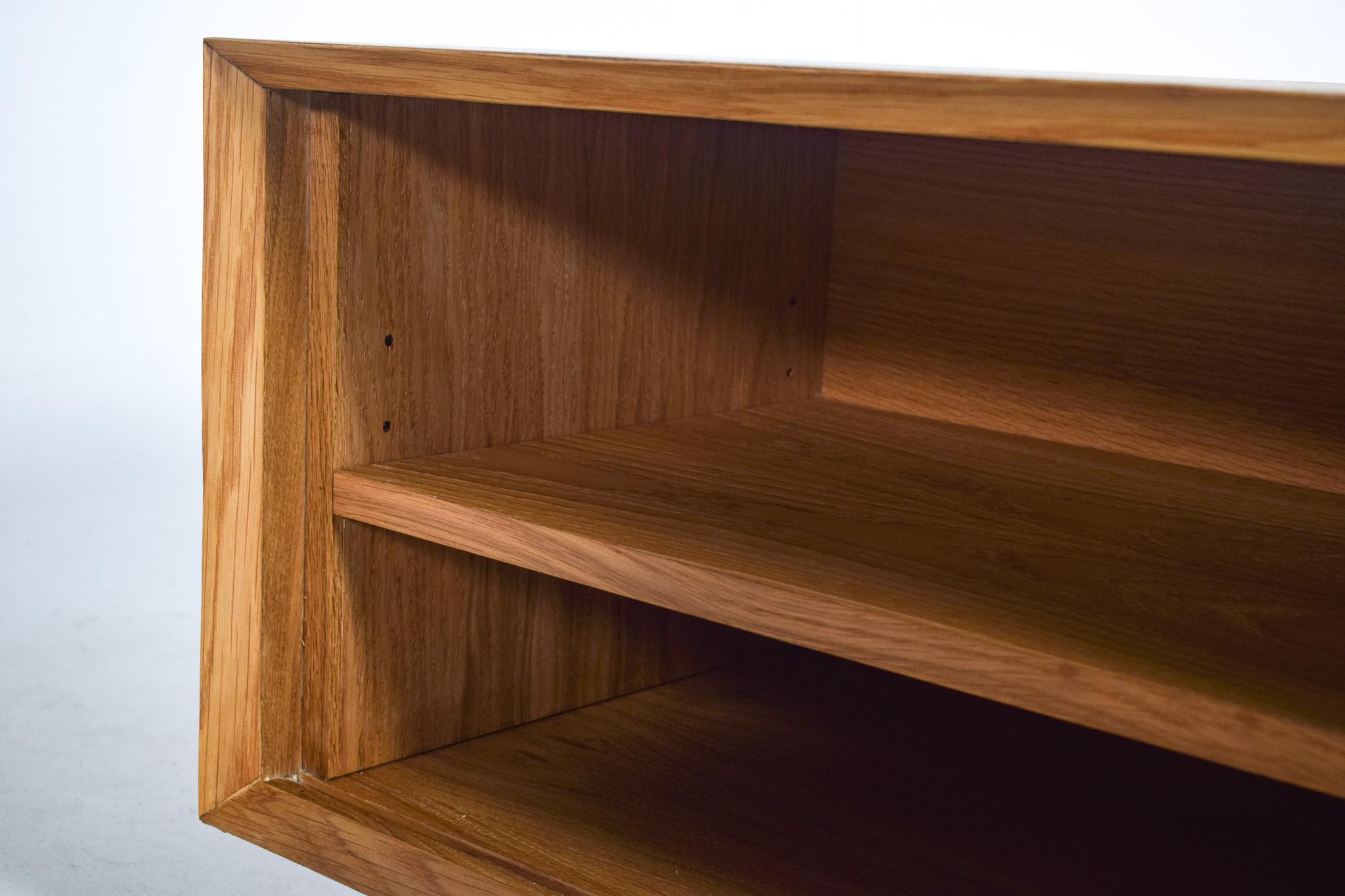 Natural Oak Sliding Door Sideboard Model A2 By Dust Wood For Sale 14