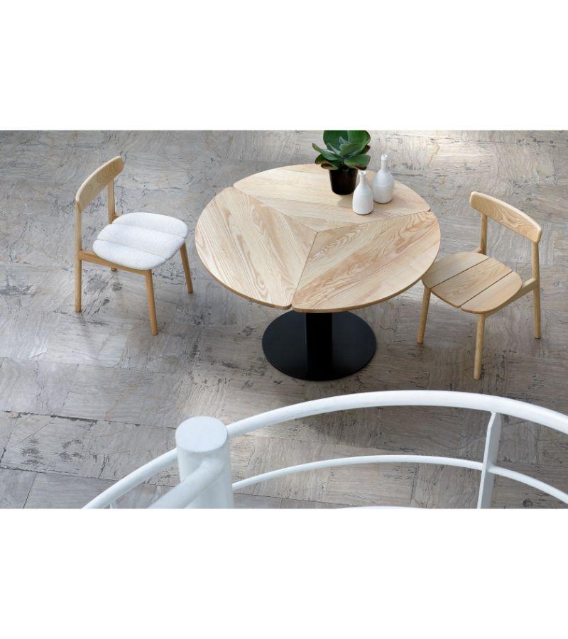 Lacquered Natural Oak Small Klee Table by Sebastian Herkner For Sale