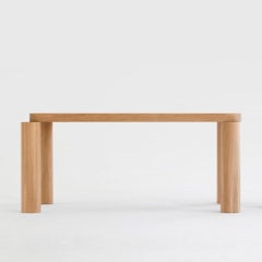 Natural Offset Dining Table by Resident