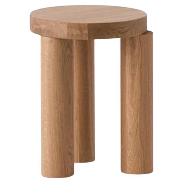 Natural Offset Stool by Resident