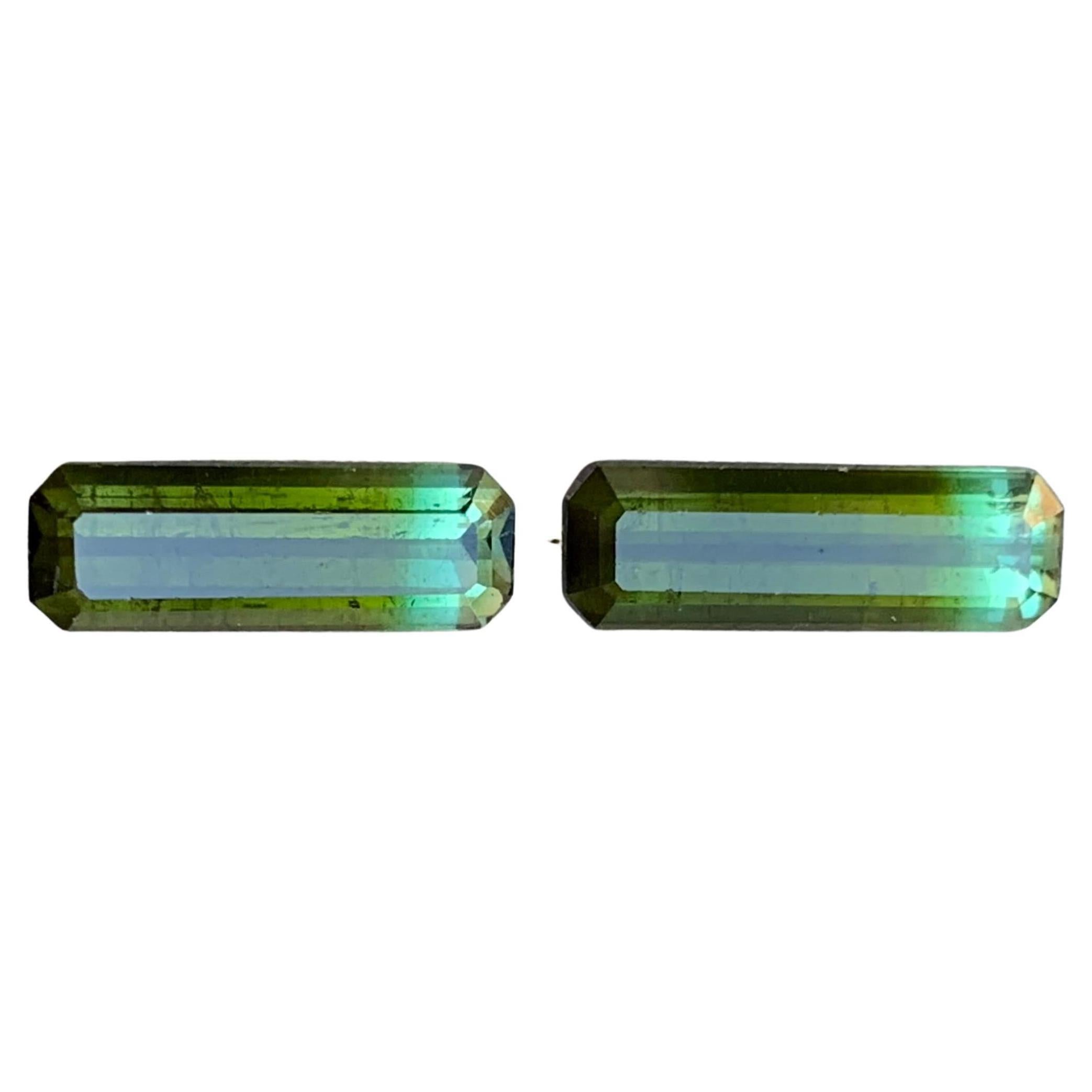 Paire de pierres précieuses en vrac Greene
Greene Greene Tourmaline bicolore 6.33 Ct Emerald Cut