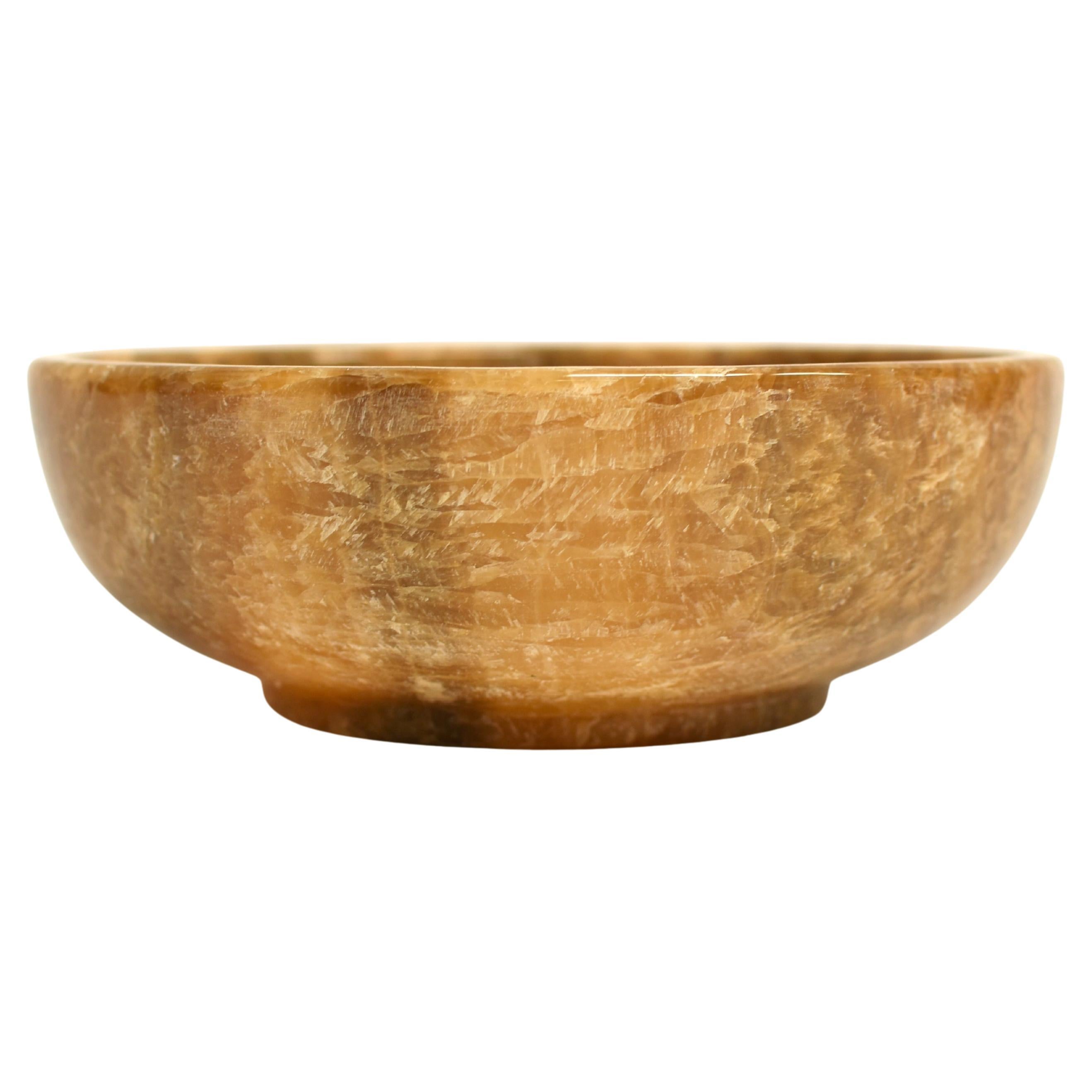 Bol en Onyx Naturel 8" Caramel