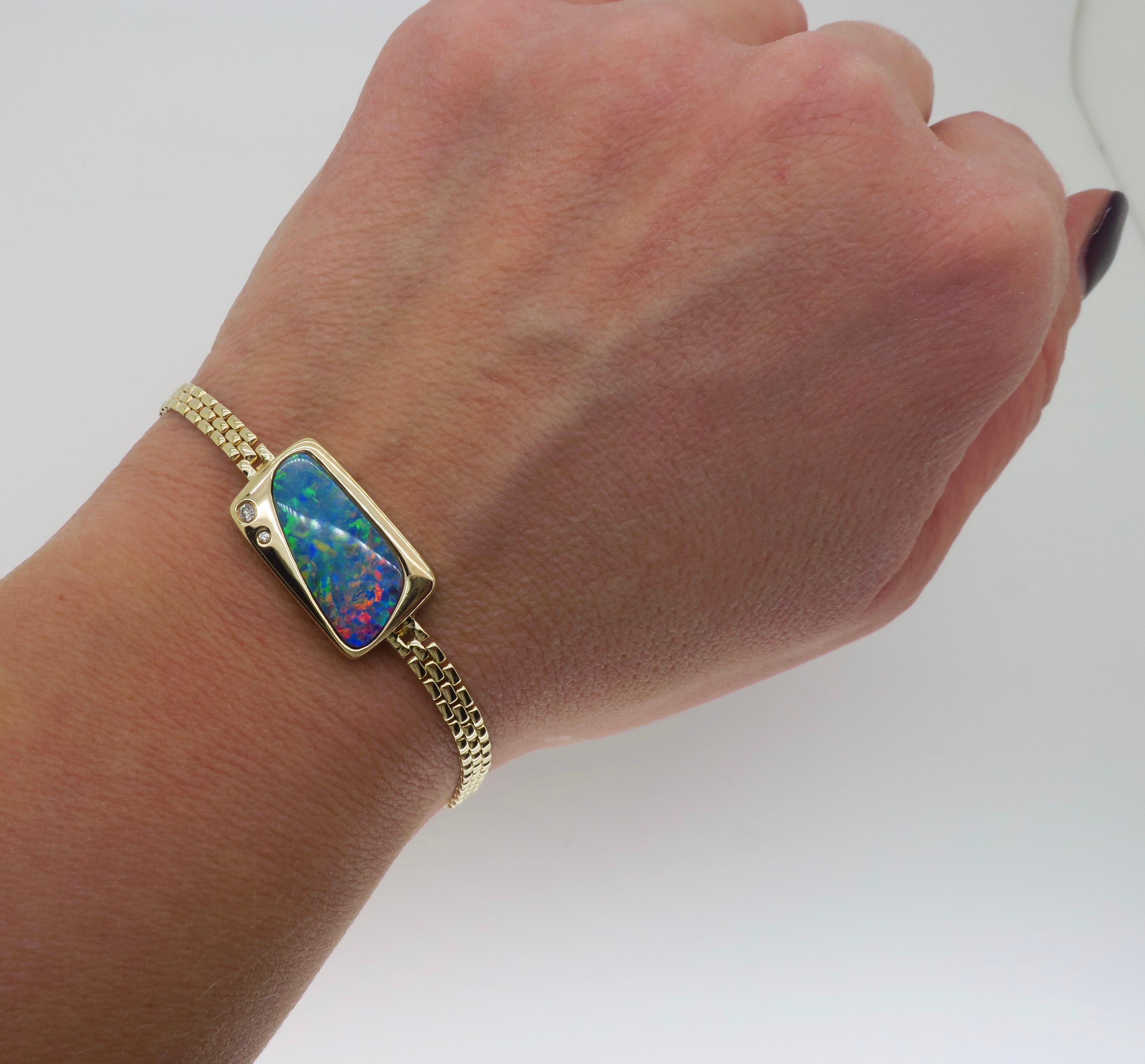 natural opal bracelet