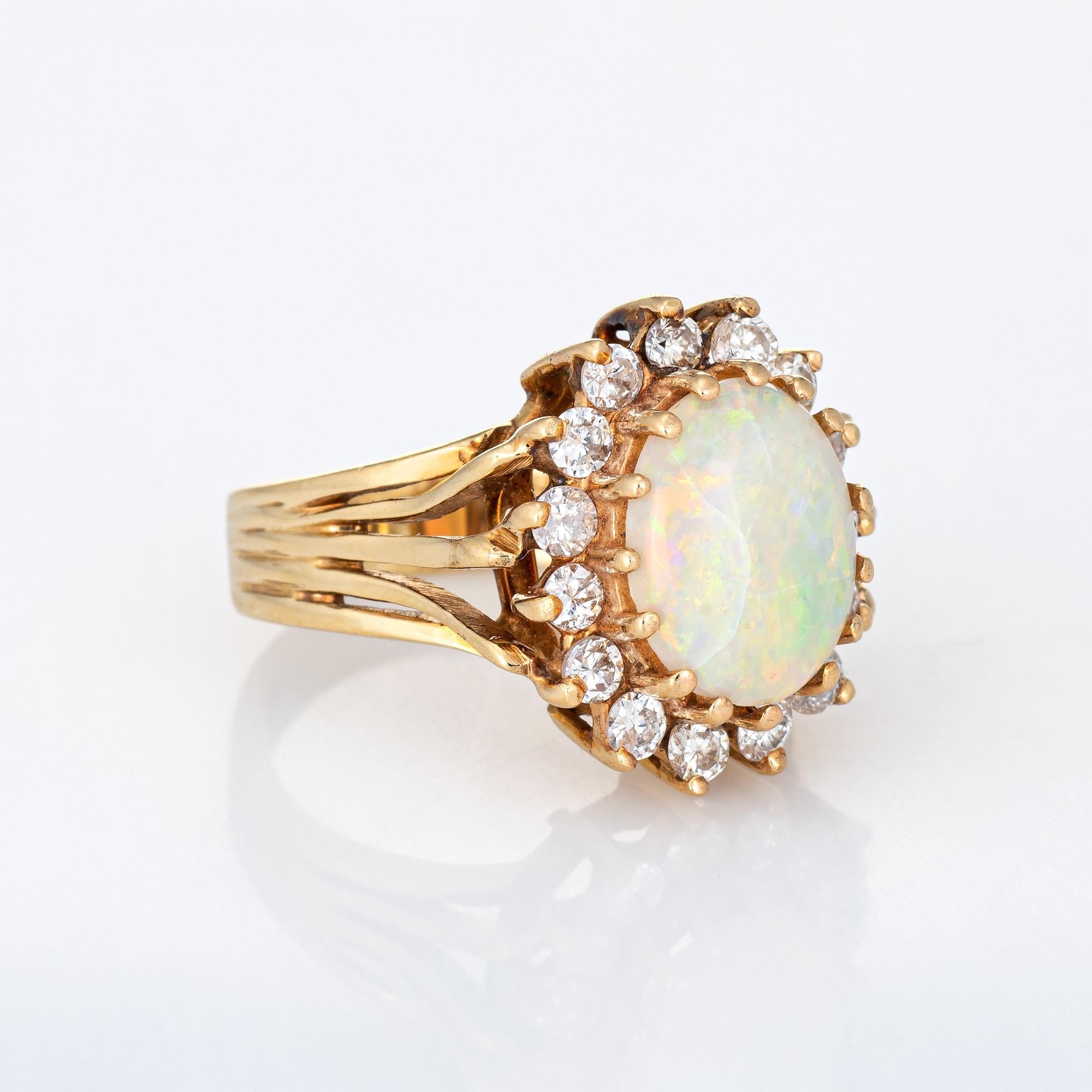 opal pinky ring